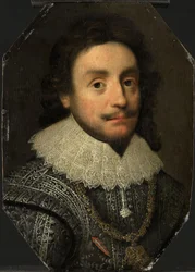 Porträtt av Fredrik V (1596-1632), kurfursten av Pfalz