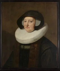 Porträtt av Maria Petitpas (?-1640)