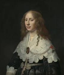 Porträtt av Aegje Hasselaer Porträtt av Aegje Hasselaer (1617-64)