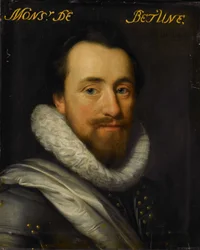Porträtt av Syrius de Bethune, ca 1615-1633 (olja på pannå)