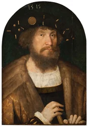 Porträtt av den danske kungen Christian II