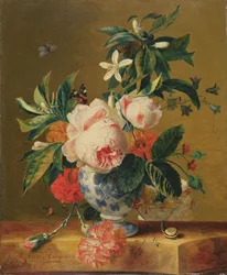En vas med blommor, 1729