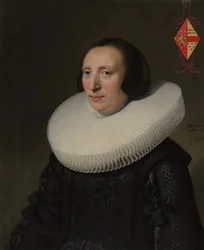 Margaretha van Clootwijk född omkring 158081, död 1662, hustru till Jacob van Dalen, 1639.