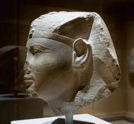 Chef för en kung, möjligen Seankhkare Mentuhotep III, c.2000–1988 f.Kr. (kalksten)