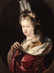 Porträtt av drottning Maria Luisa av Savojen