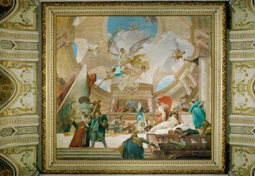 Takfresk på Kunsthistorisches Museum i Wien, Renässansens apoteos (fresk)