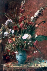 Stort blomsterstilleben, 1881