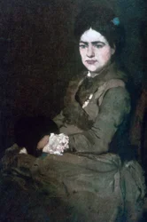 Fru Munkacsy, c1864-1900