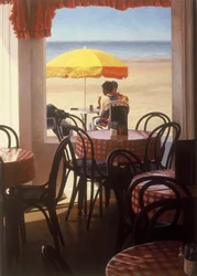Alla utanför caféet 2