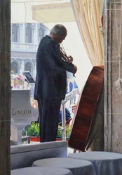 Uppvärmning av San Marco (olja på pannå)