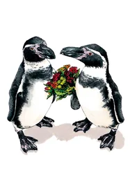Anniversary Penguins on White, 2020