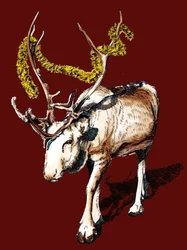 Julrenar på röd oxid, 2020