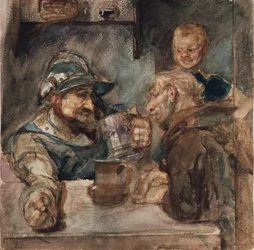 Over a Beer Tankard, 1883