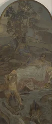 Venus, Amor och Paris, mittpanel i Triptyken The Judgment of Paris