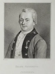 Porträtt av Ivan Lepyokhin 1740-1802, ca 1838
