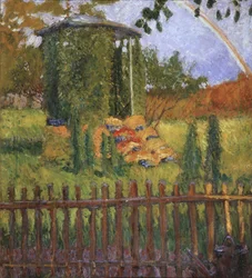 En trädgårdsberså, 1907