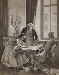 Ryska språklektion av kejsarinnan Katarina II, 1894