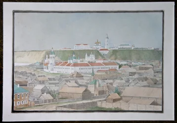 Utsikt över Tobolsk, 1850-talet