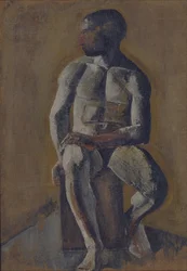 Porträtt av Kirill Zdanevich 1892-1969, 1910-talet