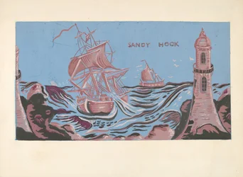 Bandbox, ca 1938 (akvarell)