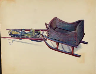 Toy Sleigh, ca. 1936.
