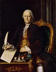 Porträtt av Sava Yakovlevich Yakovlev 1713-1784, 1767