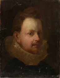 Huvud av en gentleman efter van Dyck