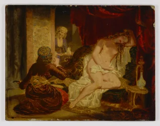 Orientalisk prinsessa efter badet
