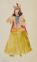 Persisk flicka, n.d.