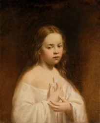 Porträtt av Hiram Powers dotter, n.d.