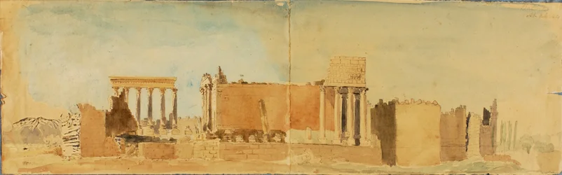Ruinerna av Balbeck, 1844.