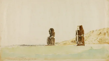 Statyer vid Memnon, Thebe
