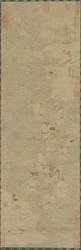 Luohan korsar en flod, 1500-1600-talet (bläck och färg på papper)