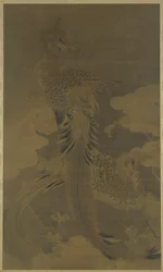 Fenixar på ett Paulownia-träd, ca 1500