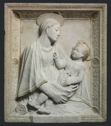 Madonna och barn, 1461.