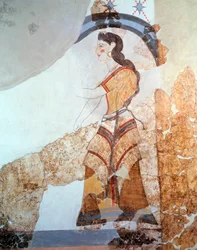 Kvinnlig figur (fresk