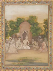 En samling av heliga män av olika tro, ca. 1770-75.