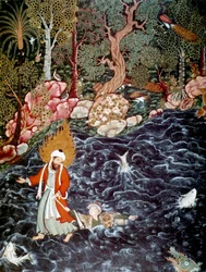 Profeten Elia räddade prins Noor Ad-Dahr, 1562–1577.