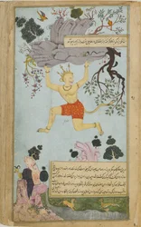 Illustration från Ramayana av Valmiki, andra hälften av 1500-talet.