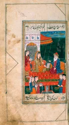 Miniatyr från manuskriptet Divan, 1813.