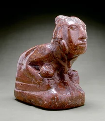 Mänsklig bildrör, Cahokia, 1000-1300 (bauxit)