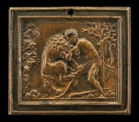 Hercules and the Nemean Lion, sent 1400-tal - tidigt 1500-tal.