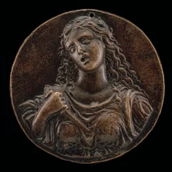 Lucretia knivhugger sig, sent 1400-tal - tidigt 1500-tal.