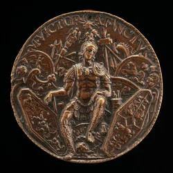 Mars omgiven av troféer, sent 1400-tal - tidigt 1500-tal.