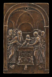 Presentationen av Jesus i templet, sent 1400-tal - tidigt 1500-tal.