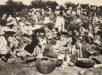 Building an Empire i den fascistiska tidsåldern: Abessinian Market, 09/05/1936 (s/v foto)