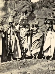 ‘Fausiaina o se Emepaea’ i le vaitaimi o Fascist: o se vaega o ositaulaga Abyssinian, 09/05/1936 (b/w photo)swed