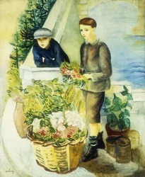 Blomsterförsäljare; Marchands de Fleurs