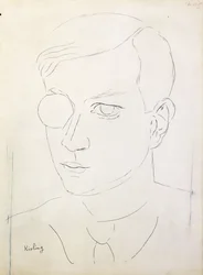 Porträtt av Tristan Tzara; Porträtt av Tristan Tzara