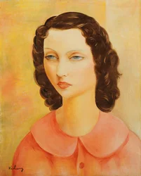 Porträtt av en ung flicka; Moise Kisling (1891-1953)